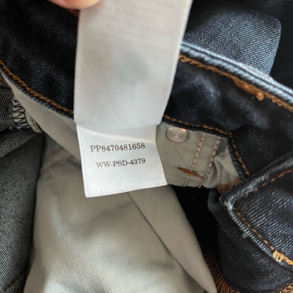 Everlane The Curvy High Rise Skinny Jeans Dark Indigo Size 30 Crop - Picture 8 of 15